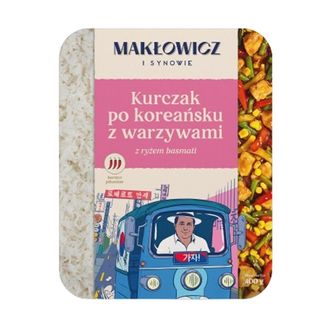 Makłowicz i Synowie Kurczak po koreańsku z warzywami 400 g