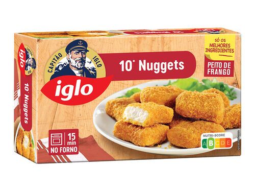 NUGGETS IGLO CAPITÃO FRANGO 10UN 208G