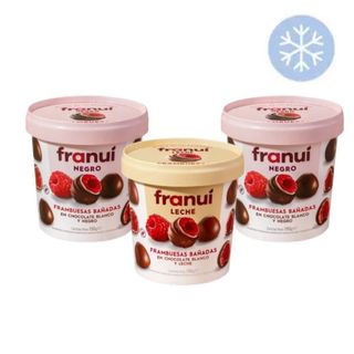 Pack Franui Chocolate Negro x2 + Chocolate con Leche