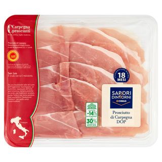 SAPORI & DINTORNI CONAD Prosciutto di Carpegna DOP 18 Mesi 100 g - 8003170047563
