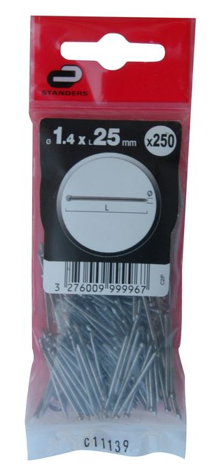 250 Pregos S/Cab Aco Pol 1.4X25 (15673343)