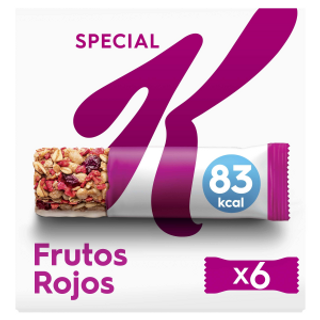 Barritas Special K Frutas Rojas Kellogg´S Pack 6