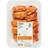 Alas de pollo sabor barbacoa EROSKI, bandeja 500 g (26785600)
