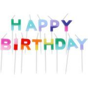 Velas Happy Birthday.