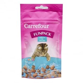 Carrefour Snacks Para Gatos De Pescado 50G