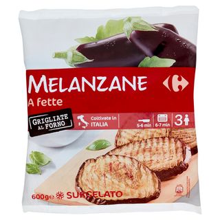 Carrefour Melanzane A Fette Surgelato 600 G