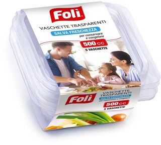 FOLI' CONTENITORE SALVAFRESCHEZZA 500CC 5 PEZZI   FOL5029