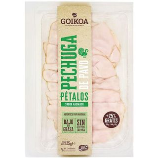 Pechuga De Pavo Pétalos Goikoa, Bandeja 125 Gr. (23593239)
