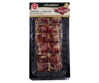Dátiles Envueltos en Bacon Listos Para Calentar y Comer Pont 12 Uds.