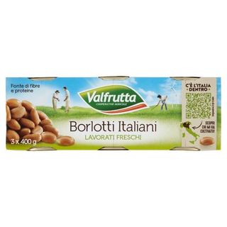 Valfrutta Fag.Borlotti Latta 3X400G