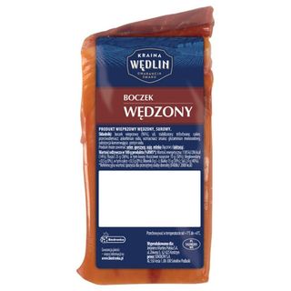 Kraina Wędlin Boczek wędzony ok. 300 g