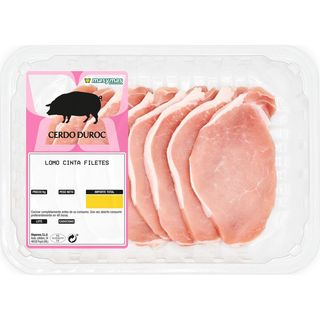 Lomo Cinta 50% Duroc (500 G Por Bandeja Aprox.)