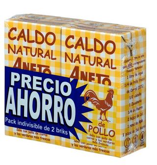 Caldo Aneto Pollo Bipack 2 L