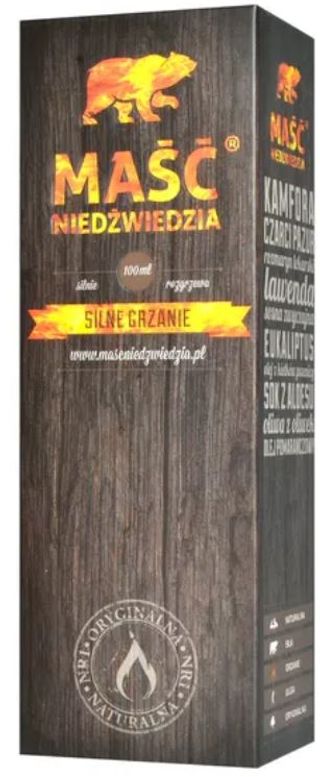 Maść Niedźwiedzia silne grzanie 100 ml