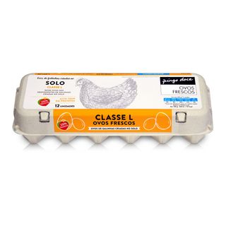 Ovos de Solo Classe L Pingo Doce 12UN