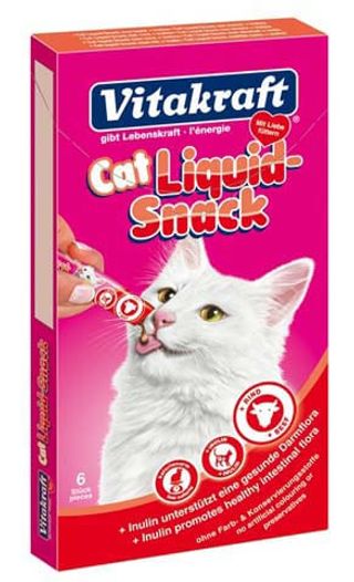 Vitakraft liquid snack con inulina manzo 90g