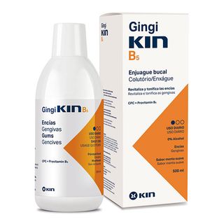 Enjuague Bucal Gingikin Plus Kin, Botella 500 Ml. (8470001949448)