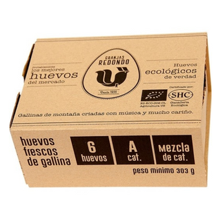 Redondo Huevos Ecológicos 6u