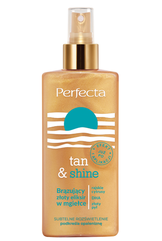 Perfecta Sunny Mgiełka brązująca z drobinami