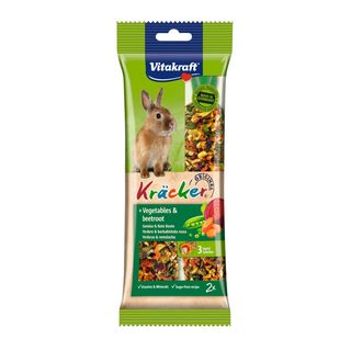 Vitakraft Kräcker Barritas Verduras Para Conejos 0.112Kg