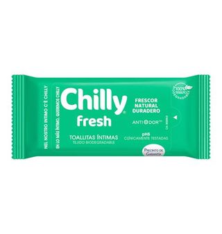 Toallitas Chilly Íntima Frescas 12 Uds.