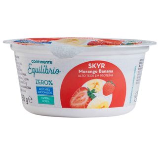 Iogurte Skyr Morango e Banana Continente Equilíbrio (emb. 150 gr)