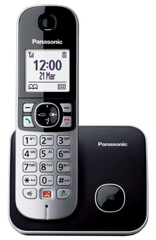 Teléfono Inalámbrico Panasonic Dect Kx-Tg6851Sp Negro (5025232675616)