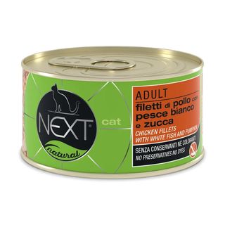 Next cat natural gr.150 pollo pesce bianco zucca