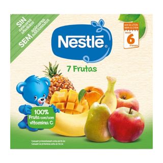 Nestlé Puré 7 Frutos +6M 4x100g
