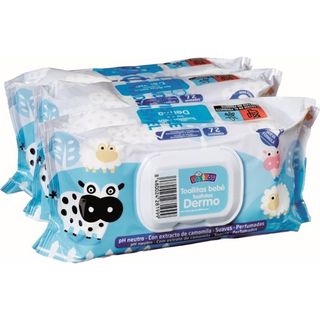 Toallitas Infantiles C/Tapa, Pack 3 X 72 Unidades 216 Unidades