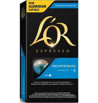 Cápsulas Café L'Or Descafeinado Nespresso 10 Uds.