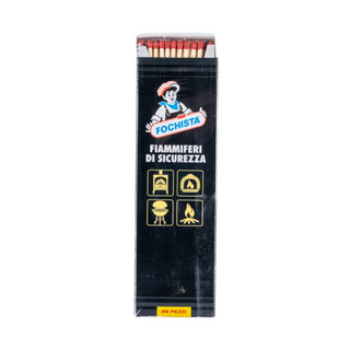 Fochista Fiammiferi Di Sicurezza 20cm 45 Pezzi - 000022901