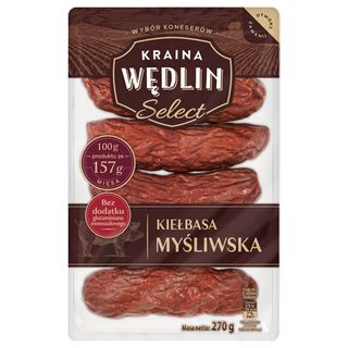 Kraina Wędlin Select Kiełbasa myśliwska, 270 g