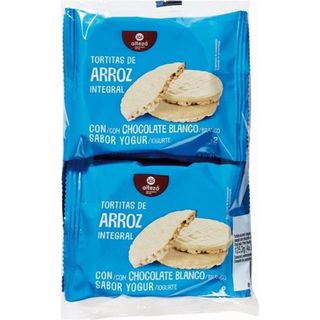 Tortita Arroz Integral Yogur Con Chocolate Blanco, Paquete 4 125 G