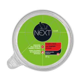 Next cat vasc gr.85 mousse sterilised manzo