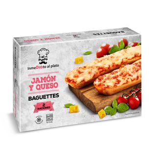 Baguette Jamón Y Queso 2 Unidades Dia Al Punto 250 G