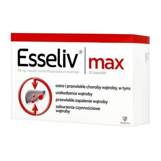 Esseliv Max 450 mg 30 kapsułek