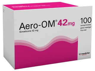 COMPRIMIDOS AERO-OM MASTIGAR 42MG 100UN