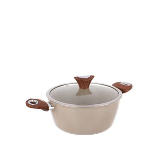 Casseruola 24 cm taupe - Kolors con coperchio