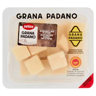 Selex Grana Padano Cubetti 150 Grammi