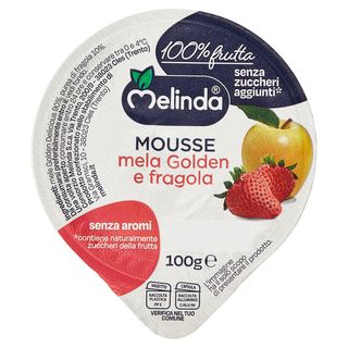 Melinda Mousse mela Golden e fragola 100 g
