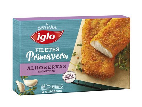 FILETES IGLO PRIMAVERA ALHO E ERVAS 225G
