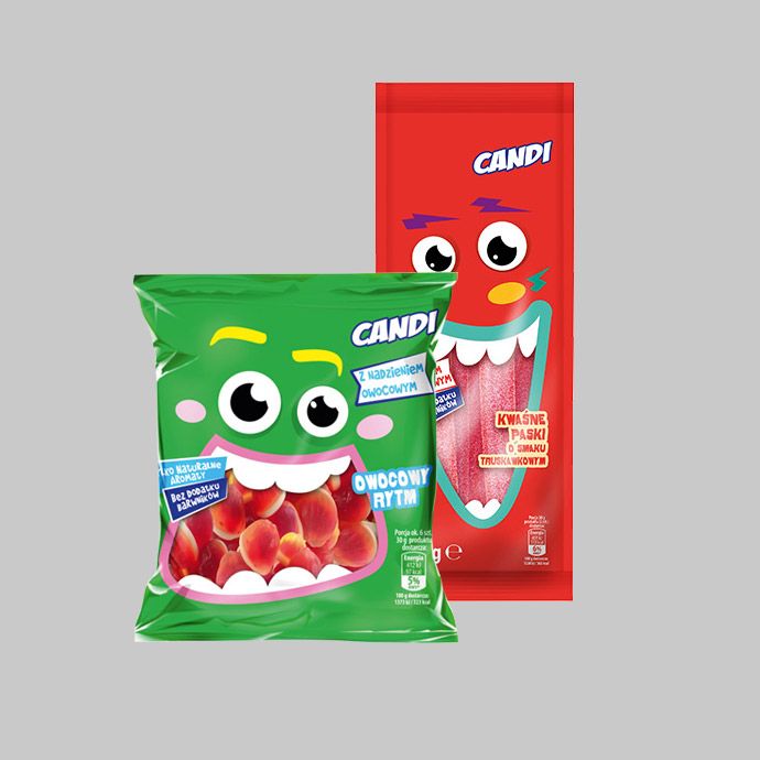 Cukierki, gumy, żelki, lizaki