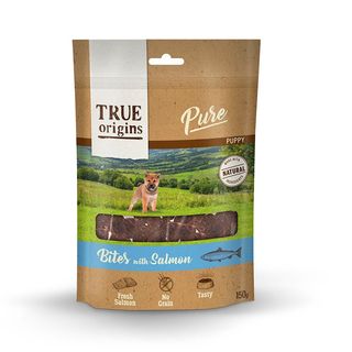 True Origins Pure Puppy Bocaditos Salmón Para Perros 0.15Kg
