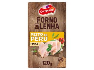 PEITO DE PERÚ FORNO LENHA CAMPOFRIO FATIAS FINAS 120G