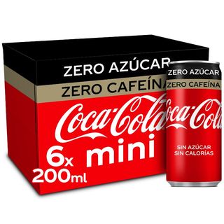 Coca Cola Zero Zero Lata 20 Cl Pack-6 Unds.