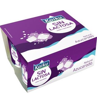Yogur Kaiku Natural Azucarado Sin Lactosa 4 Uds.