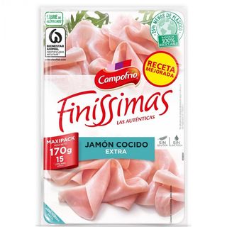Jamon Cocido Finas Lonchas Campofrio 170 Gr.