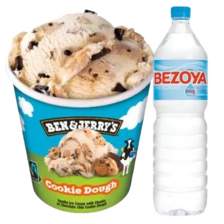 Pack Ben & Jerry's Cookie Dough + Agua Gratis