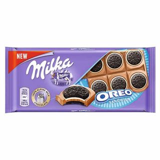 Milka tableta de chocolate con oreo sandwich 92 g